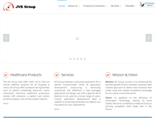 Tablet Screenshot of jvsgroup.com